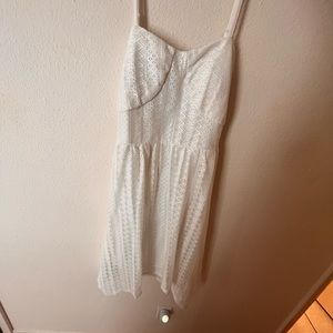 white summer dress